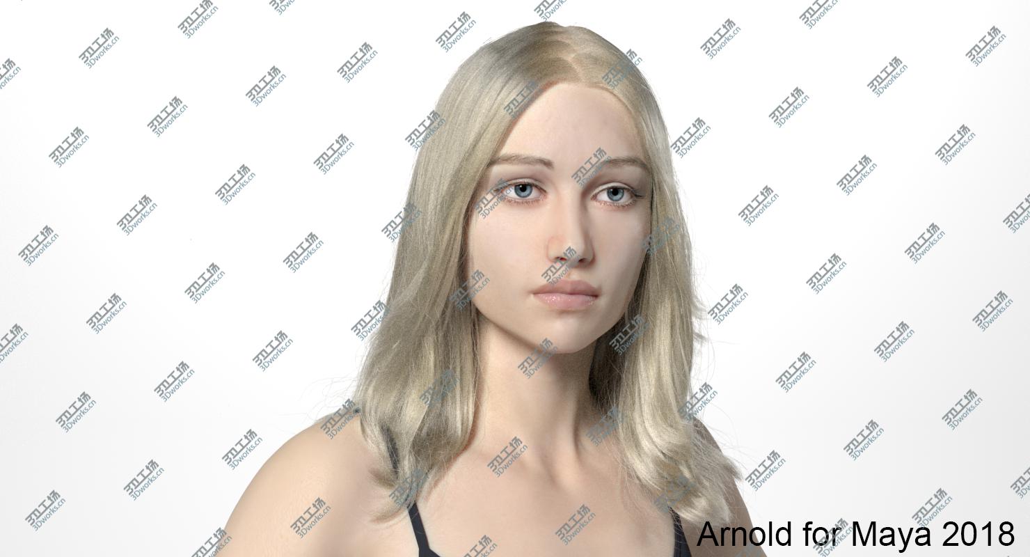 images/goods_img/20210113/European Model Lady 3D model/2.jpg